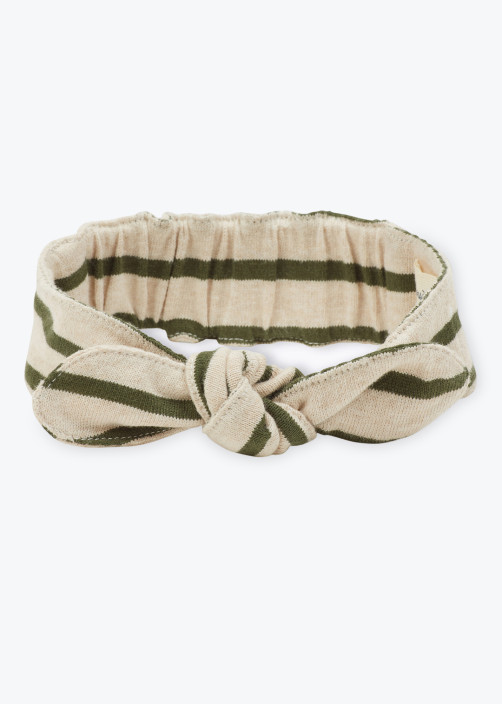 Striped Baby Headband Organic