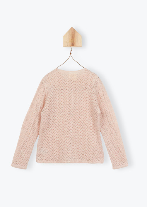 Cardigan Tricot Pointelle