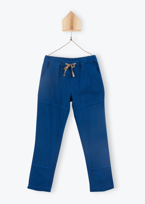 Cotton Textured Trousers