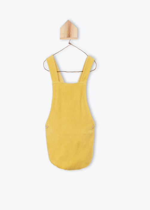 Organic Terry Baby Dungarees