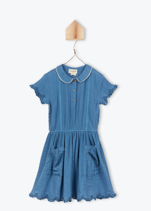 Mineral Blue Girl Dress