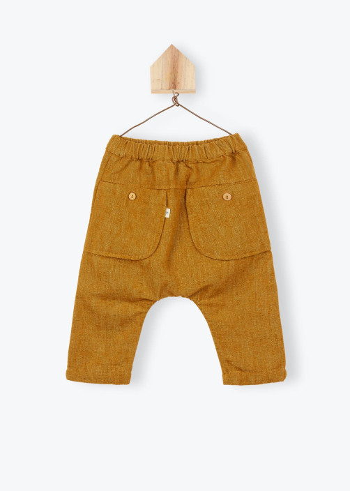 Cotton Linen Baby Trousers