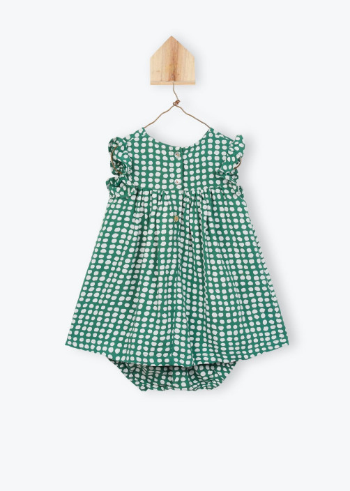 Polka Dot Print Baby Dress