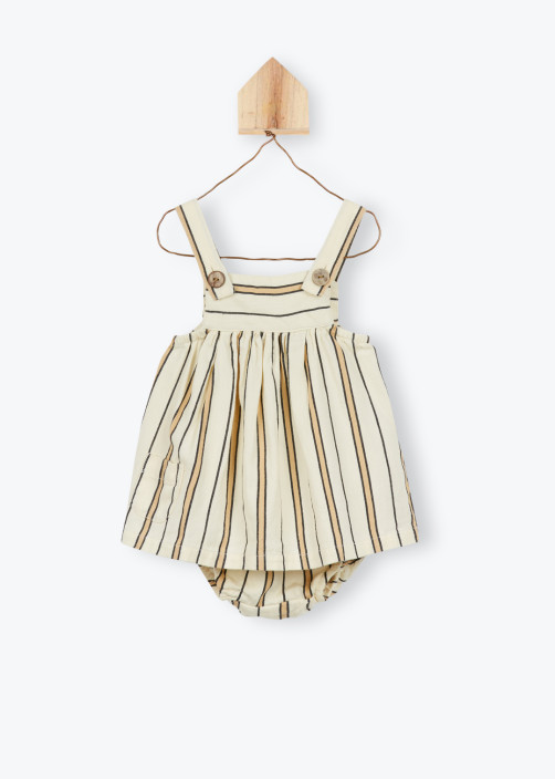 Striped Cotton Baby Dress