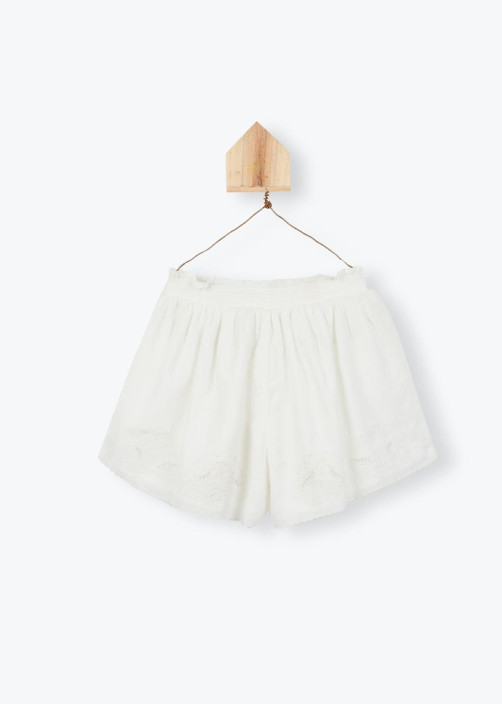 Girls' Embroidered Shorts