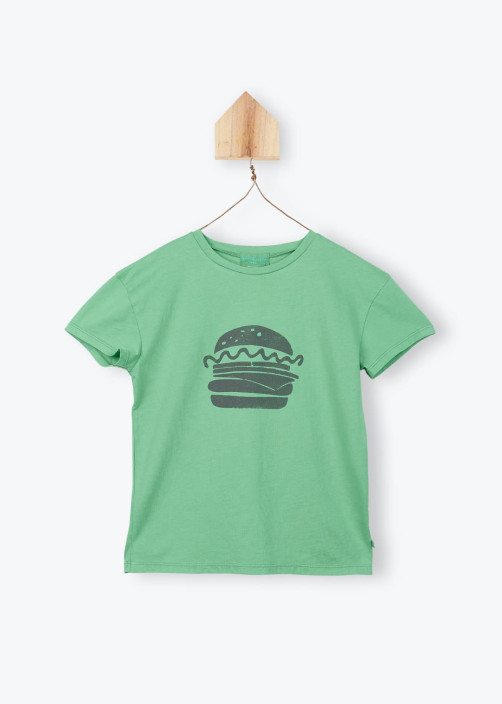 Mixed Hamburger T-shirt Gots