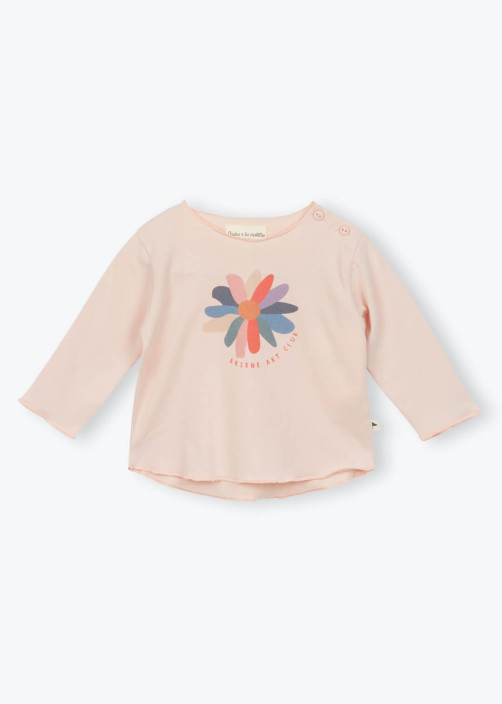T-shirt Bebe Fleur Bio