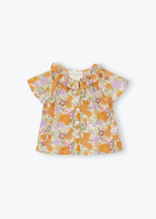 Baby Blouse With Flower...