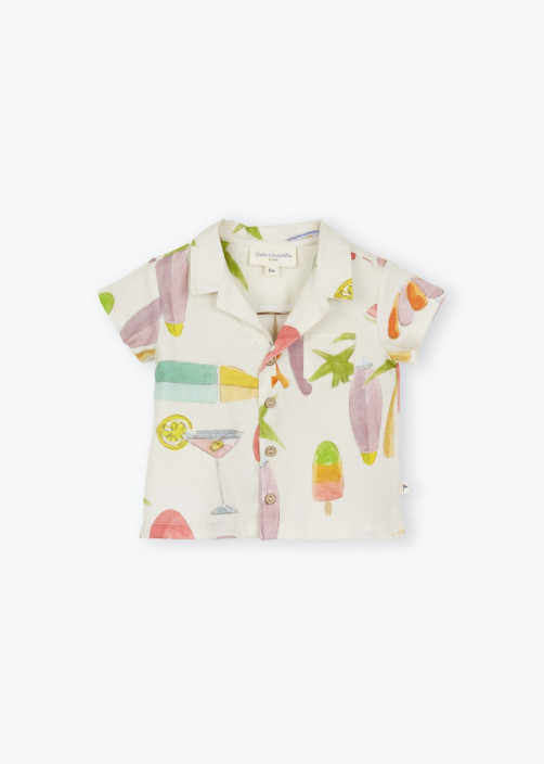 Baby Shirt Surf Print