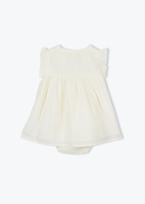 Baby Dress Voile Reliefe Gots