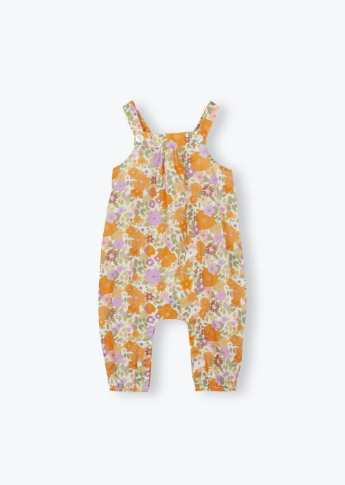 Baby Overalls With Flower...