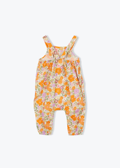 Baby Overalls With Flower...