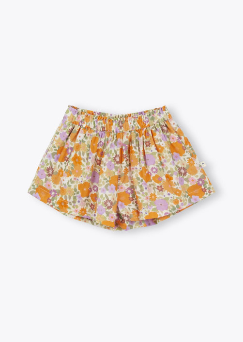 Flower Printed Shorts Gots
