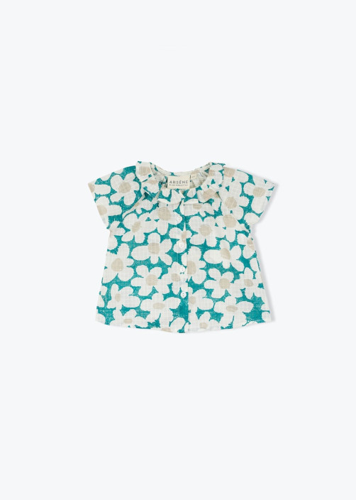 Baby Flowers Blouse Gots